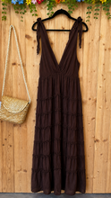 Laden Sie das Bild in den Galerie-Viewer, Maxikleid “Boho Soul – Dunkelbraun