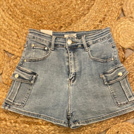Cargo-Jeans -Short