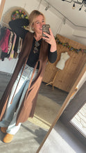 Laden Sie das Bild in den Galerie-Viewer, Lange Weste | Braun &amp; Beige 🤎