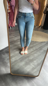 Jeans Tummyless-Z 7/8 stretch denim BUENA VISTA