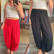 Laden Sie das Bild in den Galerie-Viewer, Boho-Hose     Varianten: ❤️ Rot | 🖤 Schwarz