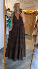 Laden Sie das Bild in den Galerie-Viewer, Maxikleid “Boho Soul – Dunkelbraun
