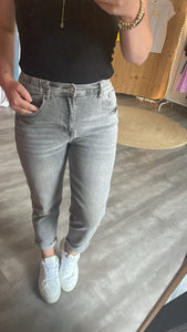 Mom-Jeans highwaist 7/8 Mi44rell grau (XS)