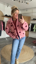 Laden Sie das Bild in den Galerie-Viewer, Teddy-Jacke El44lie Gr XS/S
