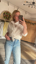 Laden Sie das Bild in den Galerie-Viewer, Bluse Ly44di offwhite/matcha XS-XXL